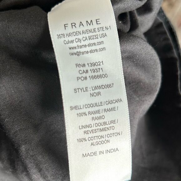 FRAME Shirred-Sleeve Maxi Dress NWT - Picture 7 of 7